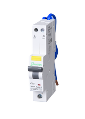 Danson E-DLZS4132 RCBO 10kA 32A 30mA 1P+N C-Curve Type A