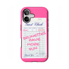 Brunettes Have More Fun iPhone Case