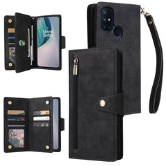Rivet Buckle 9 Cards Three Fold Leather Phone Case, For OnePlus Nord N10 5G, For Samsung Galaxy Note20, For OnePlus 10 Pro 5G, For Samsung Galaxy A23 4G, For Xiaomi 11T