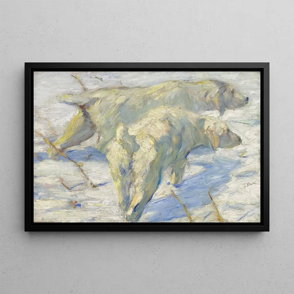 Franz Marc - Siberian Dogs in the Snow.webp
