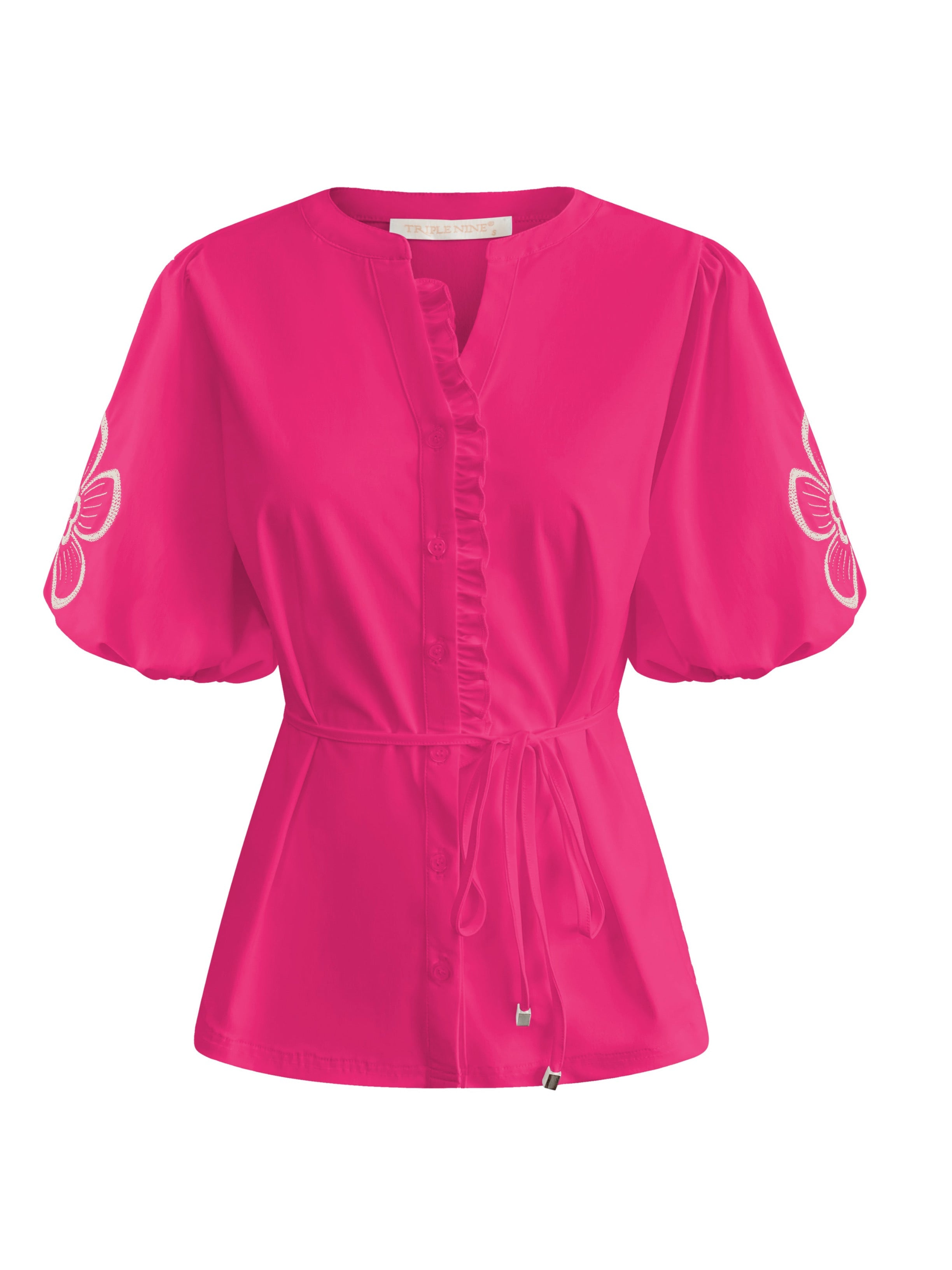 Triple Nine Travel Blouse Yana Fuchsia - 5943 - Peet kleding