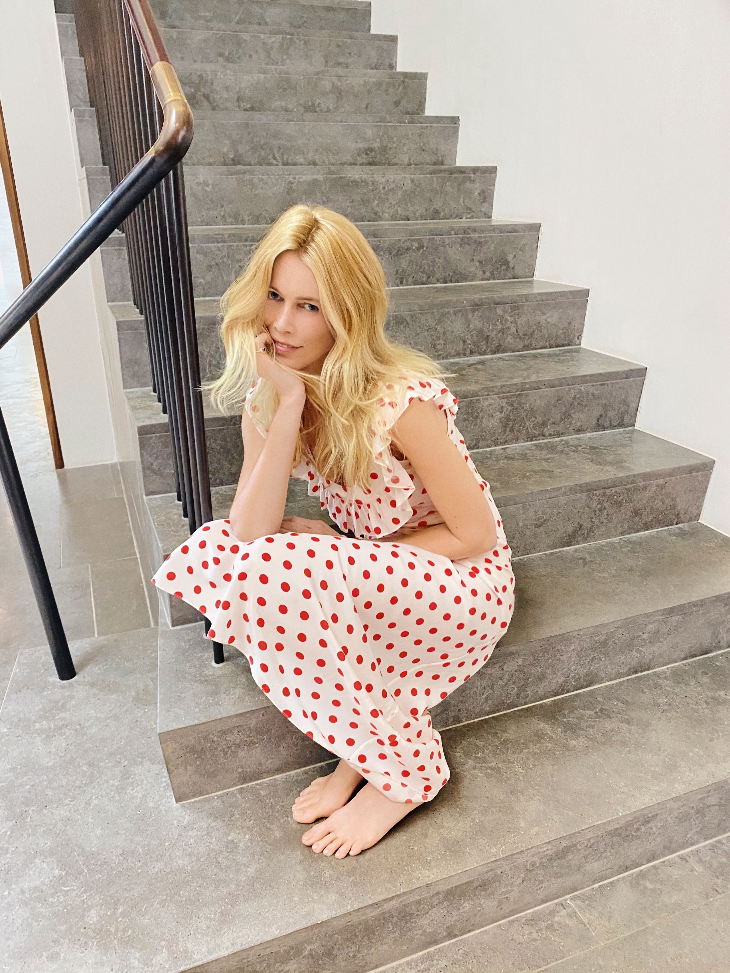 Claudia Schiffer Recreates Her Favourite '90s Summer Dresses for Now