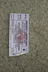 1976 NCAA Mideast First Round Basketball Ticket Stub, Indiana University - Vintage Indy Sports