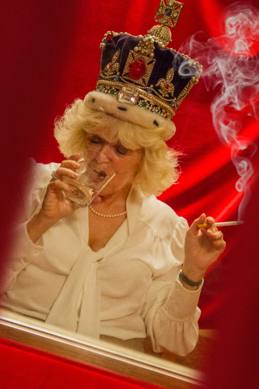 Camilla Smoking — Knight Webb Gallery
