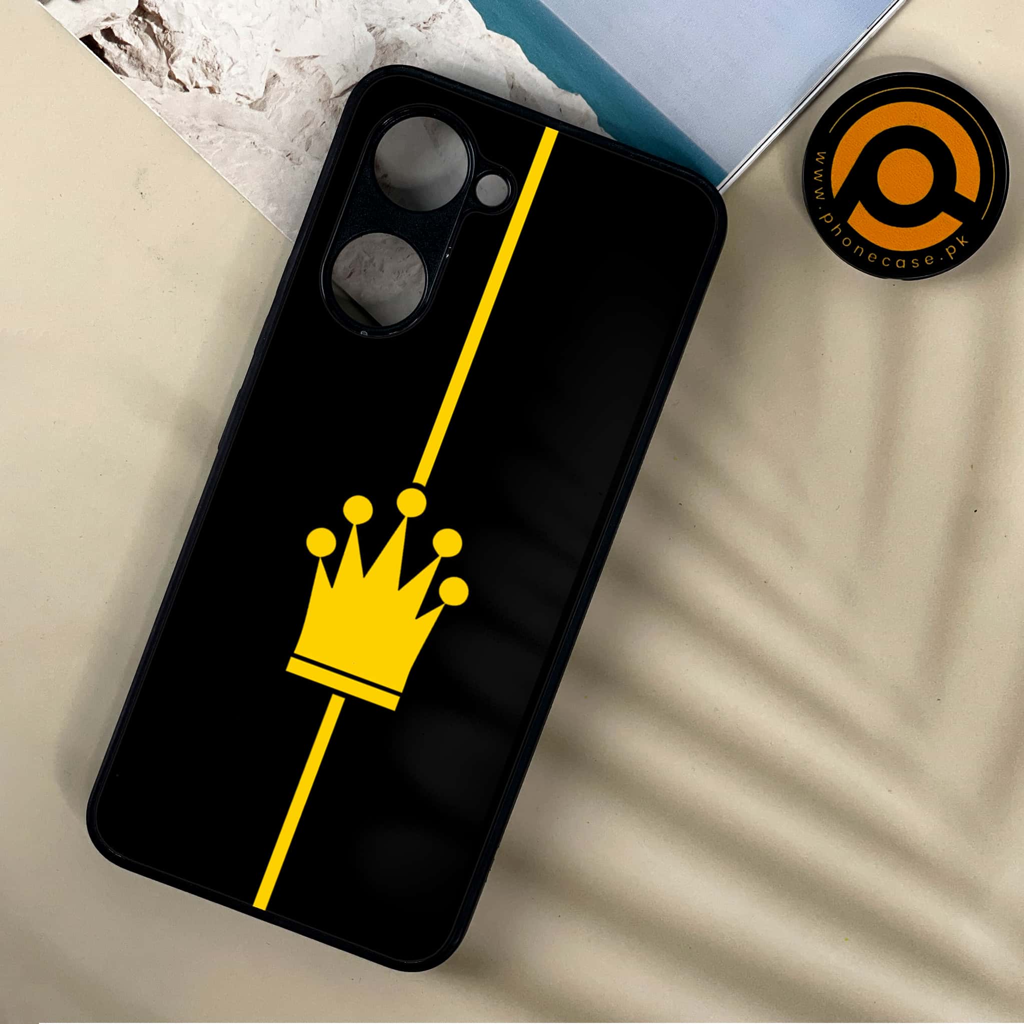 Vivo Y03 - King 2.0 Series - Premium Printed Metal soft Bumper shock Proof Case