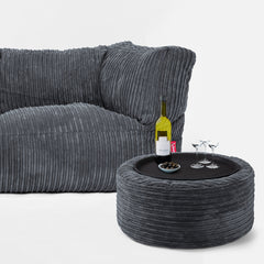 2-Sitzer Albert Sitzsacksofa - Cord Schiefergrau 03