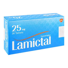 Lamictal 25mg Tablets (1 Box = 30 Tablets) – Seizure & Bipolar Disorder Treatment
