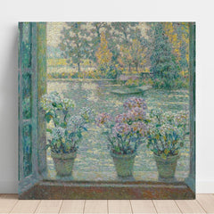 Les Hortensias - Henri Le Sidaner | Reproduction Tableau Décoration murale affiche copie
