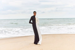 Tia Plisse Split Maxi Dress with Cut Out