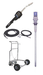 Graco LD Series 3:1 Mobile 55 Gallon (200 Liter) Oil CE Pump Package - Preset Meter, Flex Extension, BSPP
