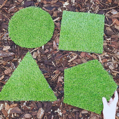 Mini Grass Shapes Set of 4, Learning SPACE
