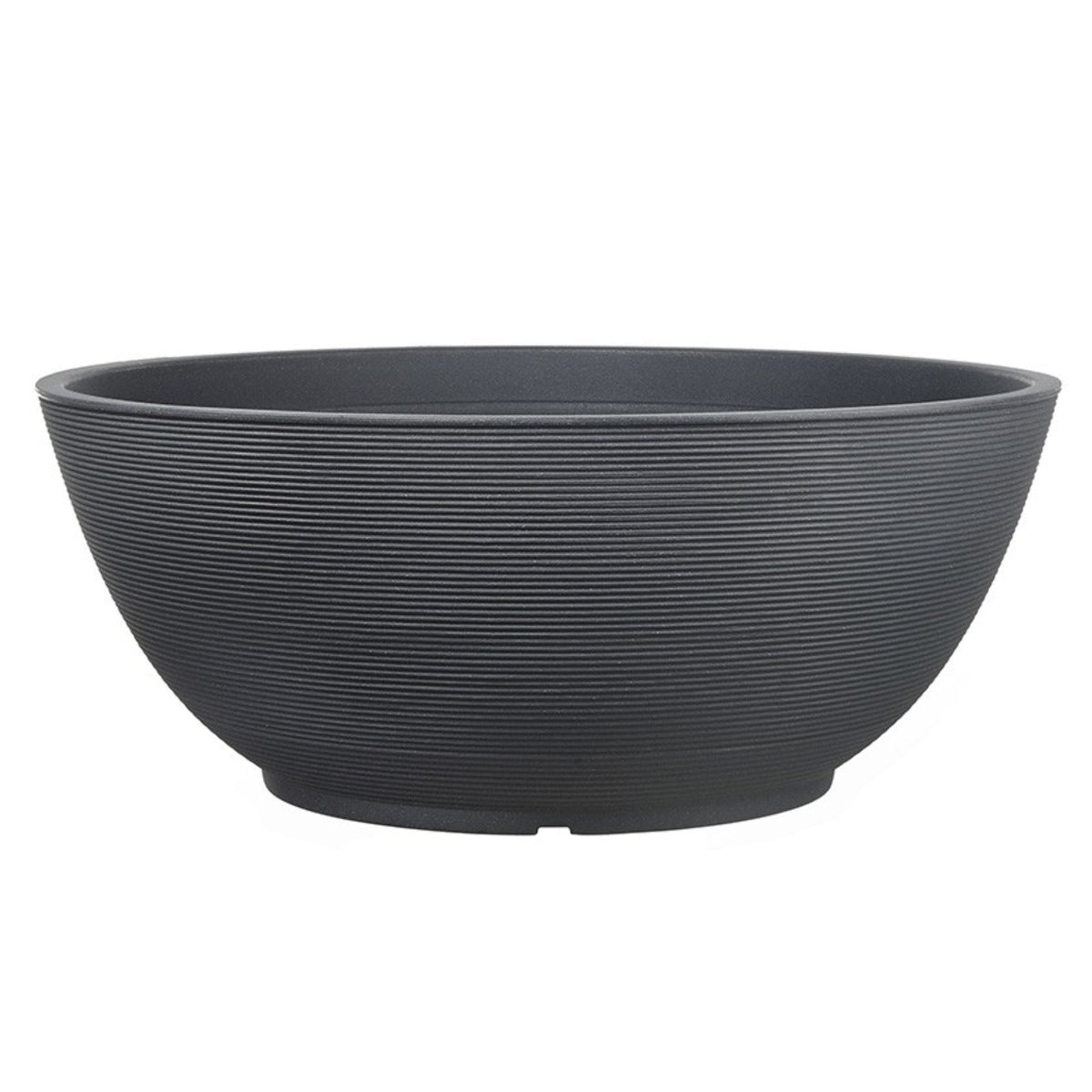 Vase rond en plastique coloré ''Arena'' pour extérieur et jardin pour plantes et fleurs