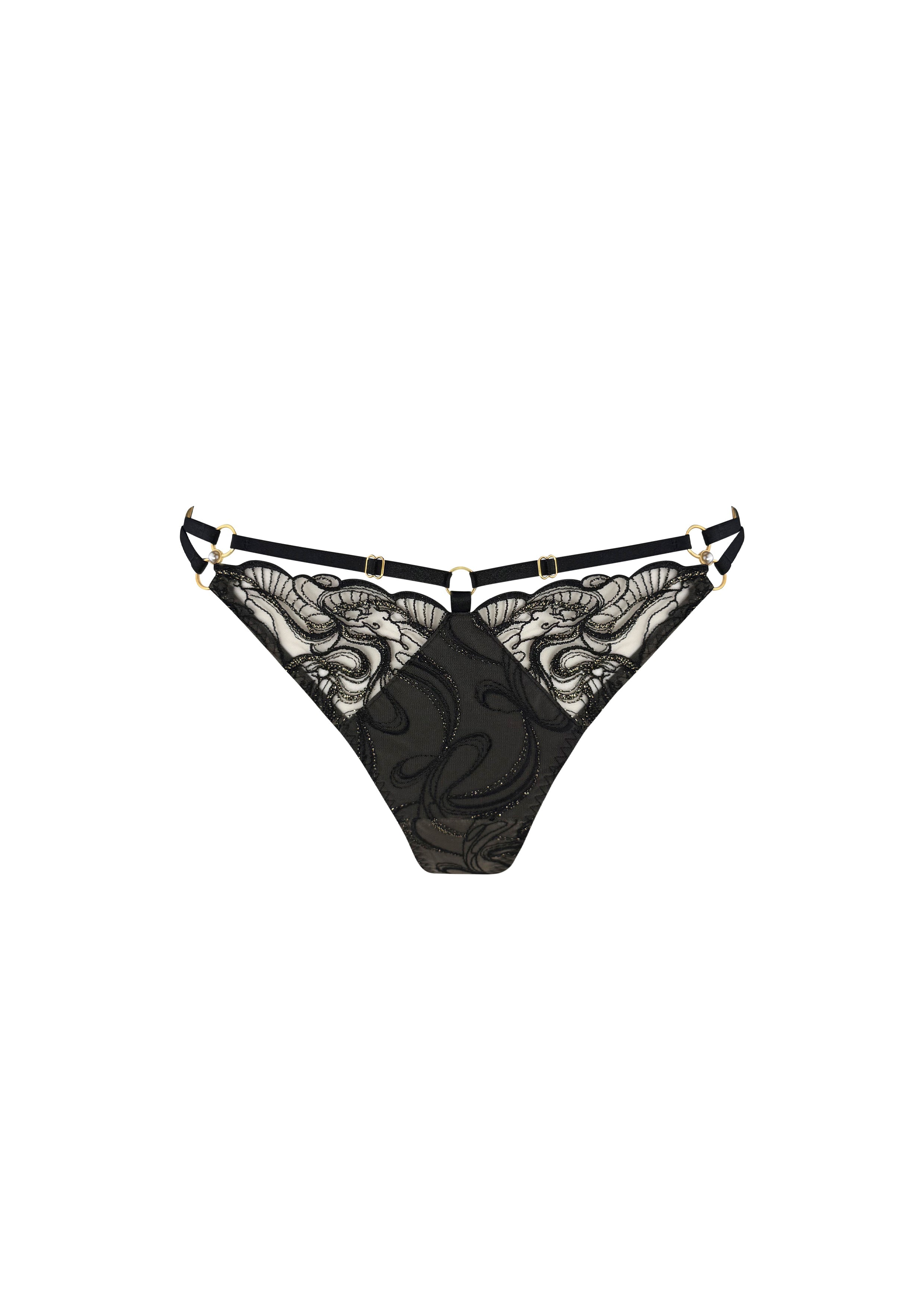 Pearl Strap Thong