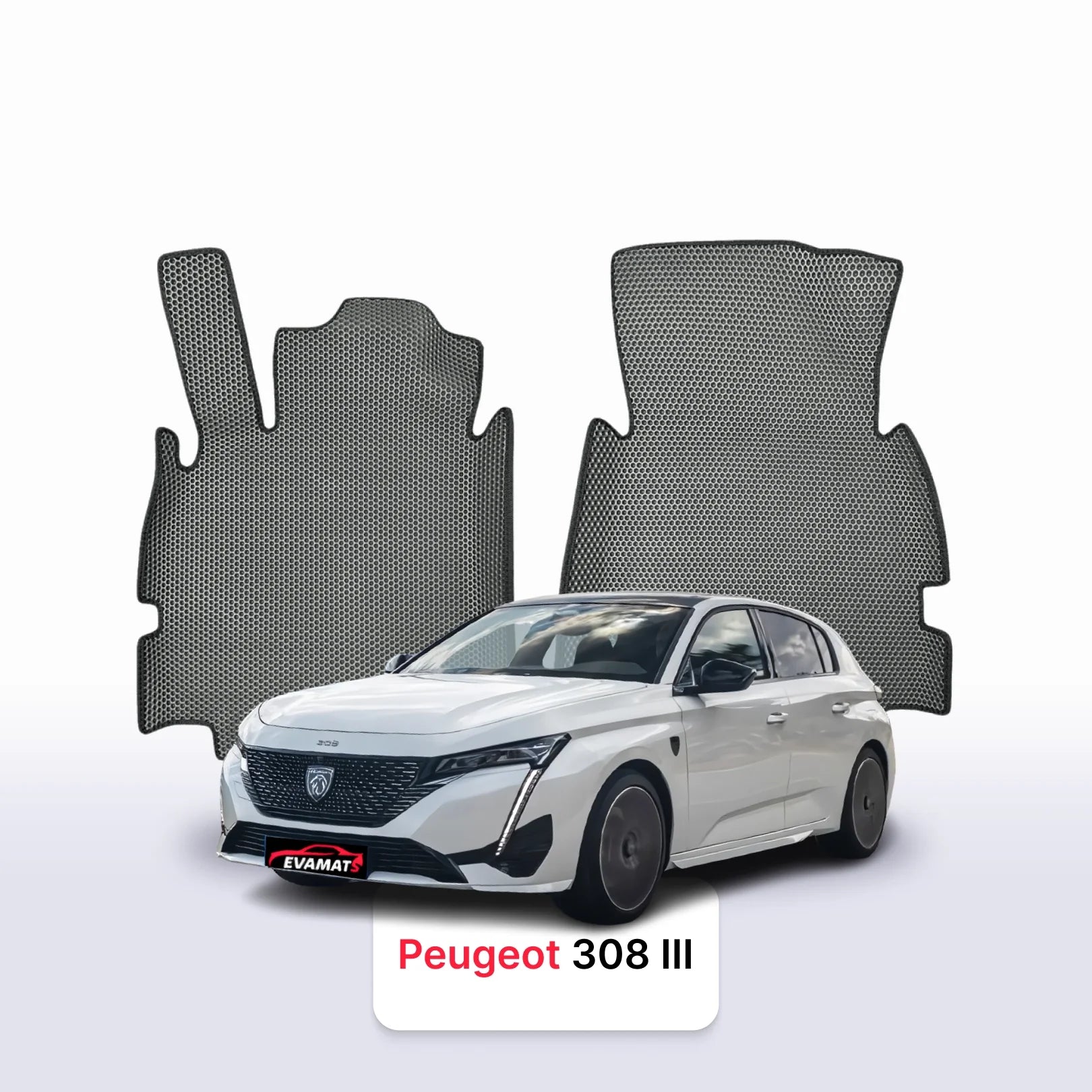EVA Dywaniki samochodowe od EVA MATS 3D do Peugeot 308(MT) 3 gen 2021-2028 rok HATCHBACK 5 drzwi