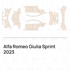 PPF prédécoupé Alfa Romeo Giulia Sprint 2023