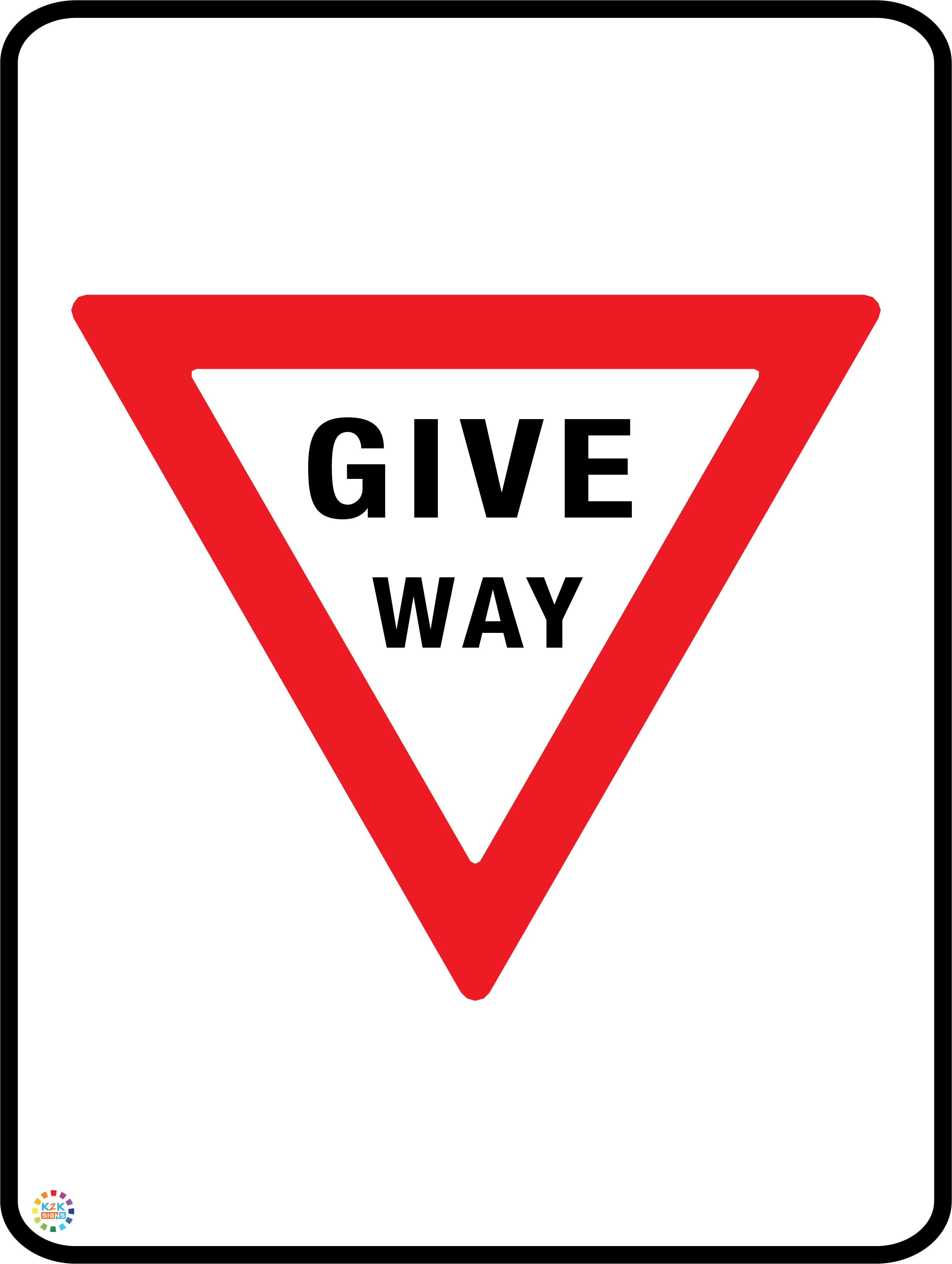 Give Way Sign