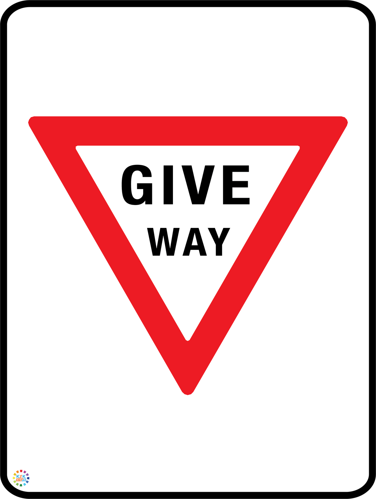 Give Way Sign