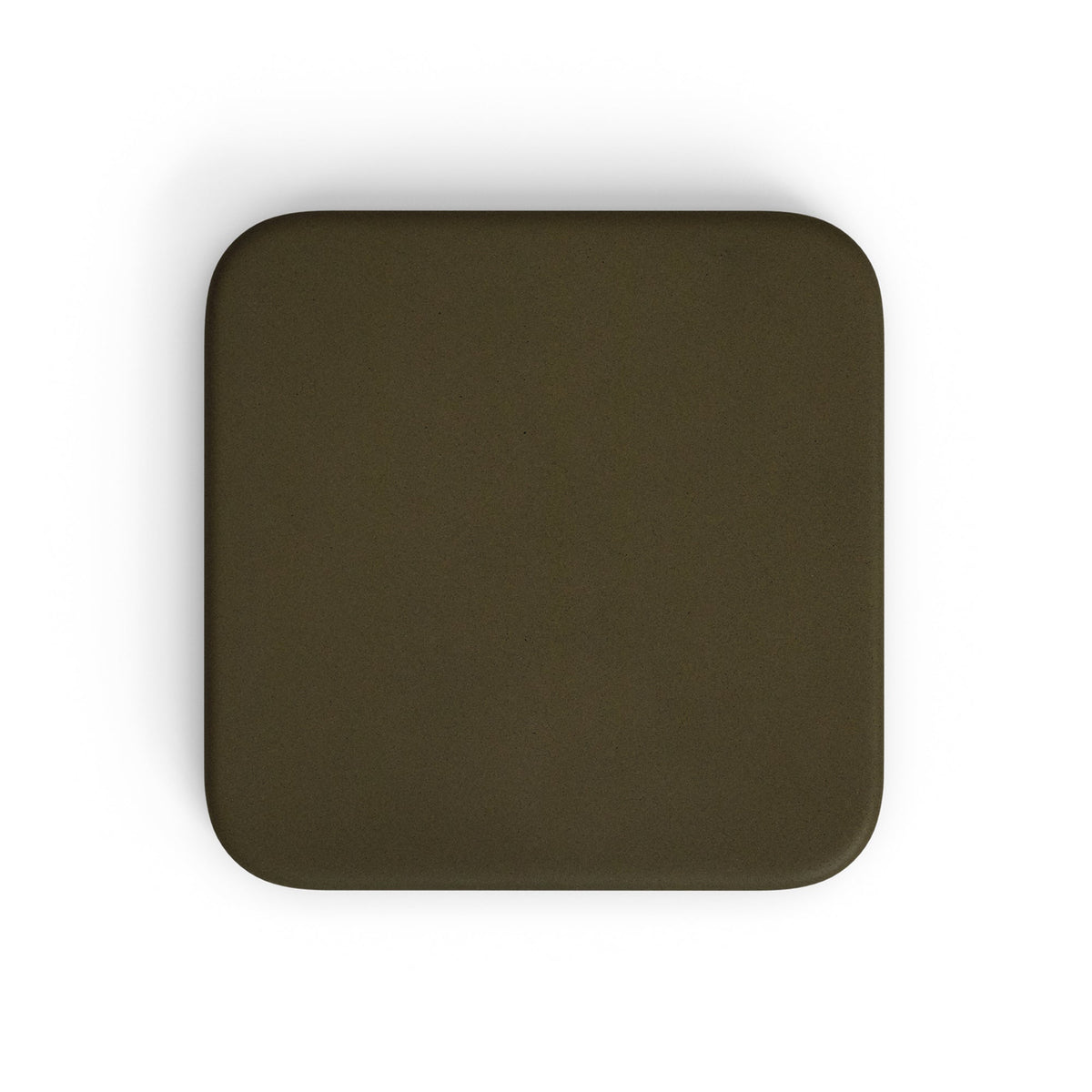 KAVE HOME Dina havebord kvadratisk grøn cement og hvid stål 70x70