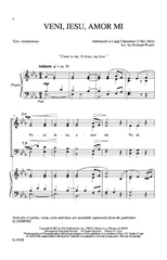 Veni, Jesu, amor mi SATB - arr. Richard Proulx