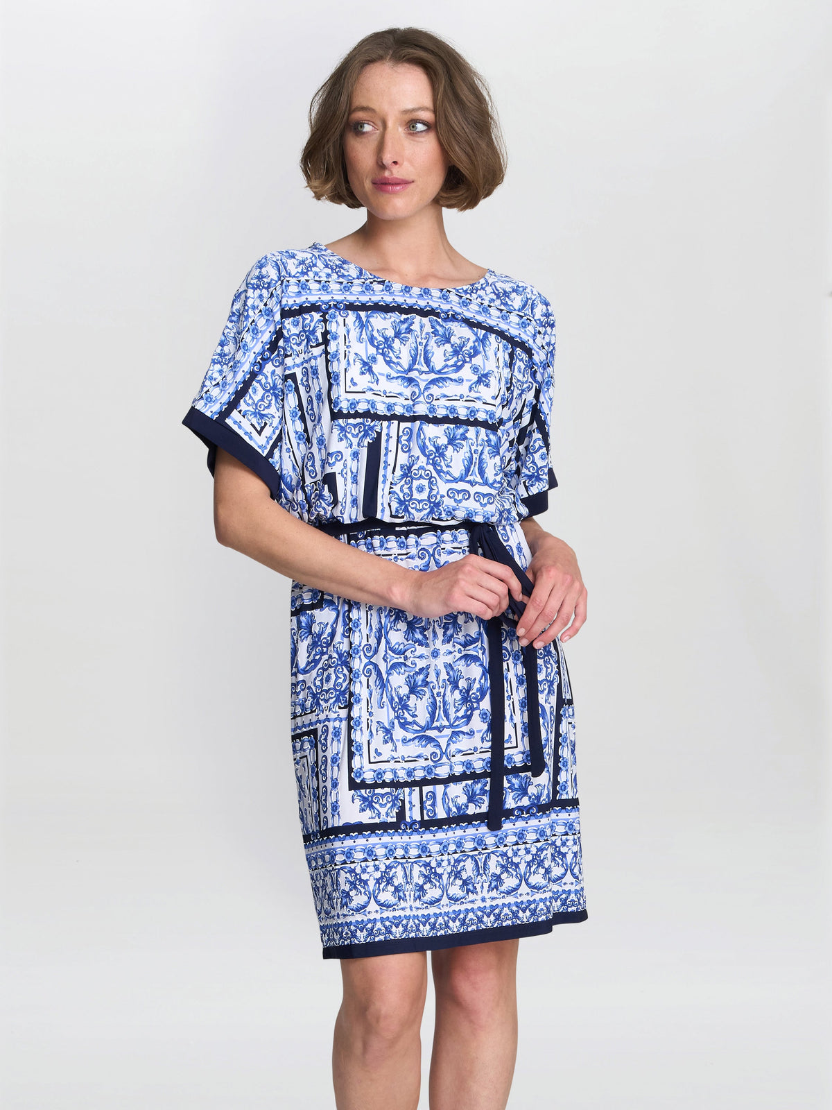 Tisha Belted Shift Dress