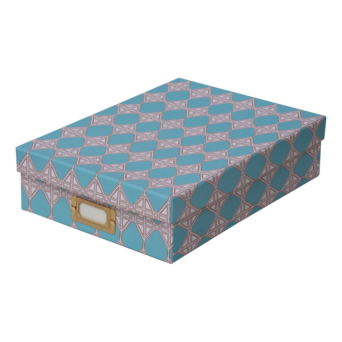 Romarong Vai Blue Lidded Portfolio Box
