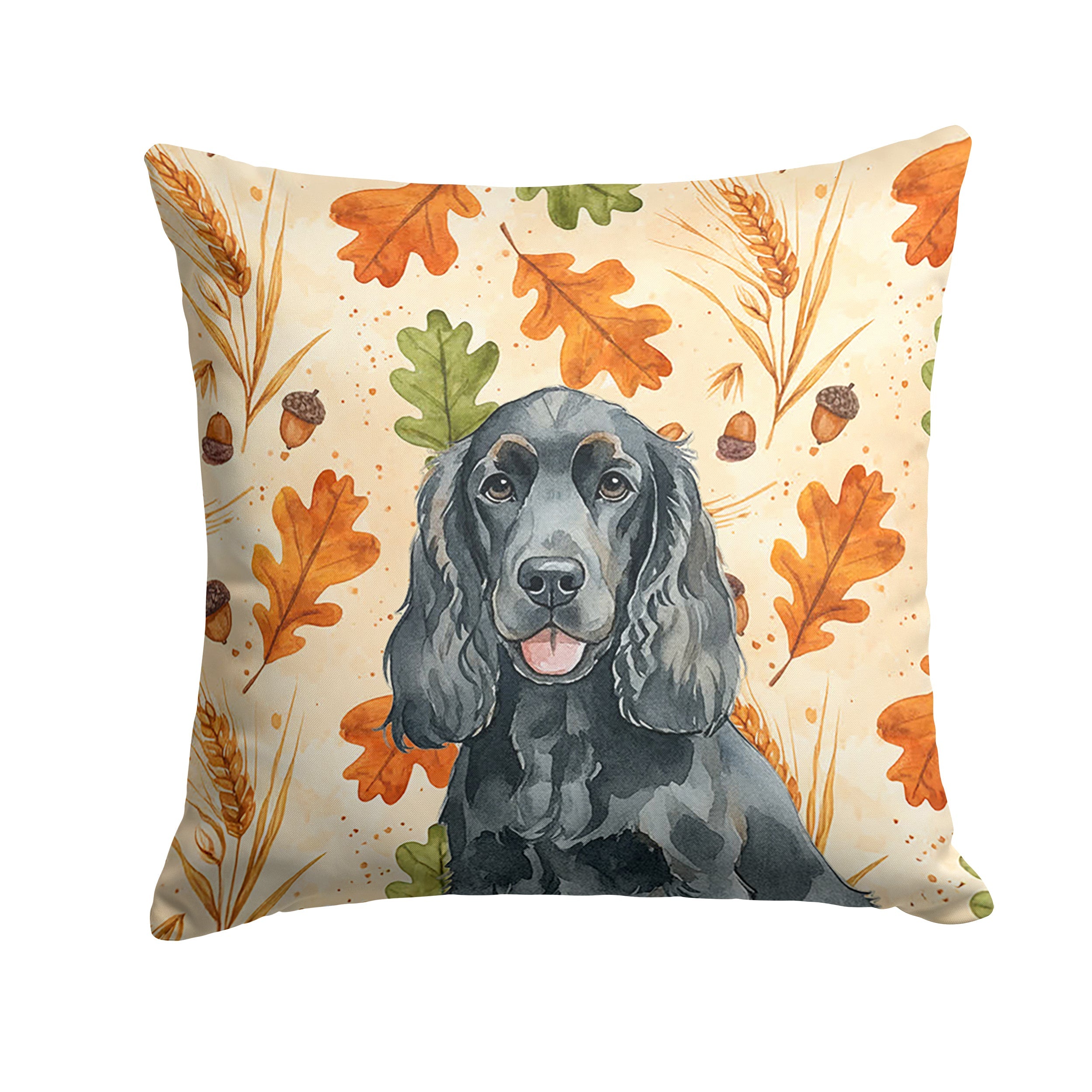 Caroline's Treasures, Fall Flag, Pillow (14" x 14"), Pet Flag, Dog Flag, Cat Flag, Outdoor Decor