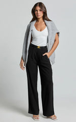 Cady Top - Scoop Neck Top in White