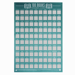 Bucketlistposter - 100 Boeken - Bucketlistposters