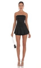 Rhinestone Romper in Black
