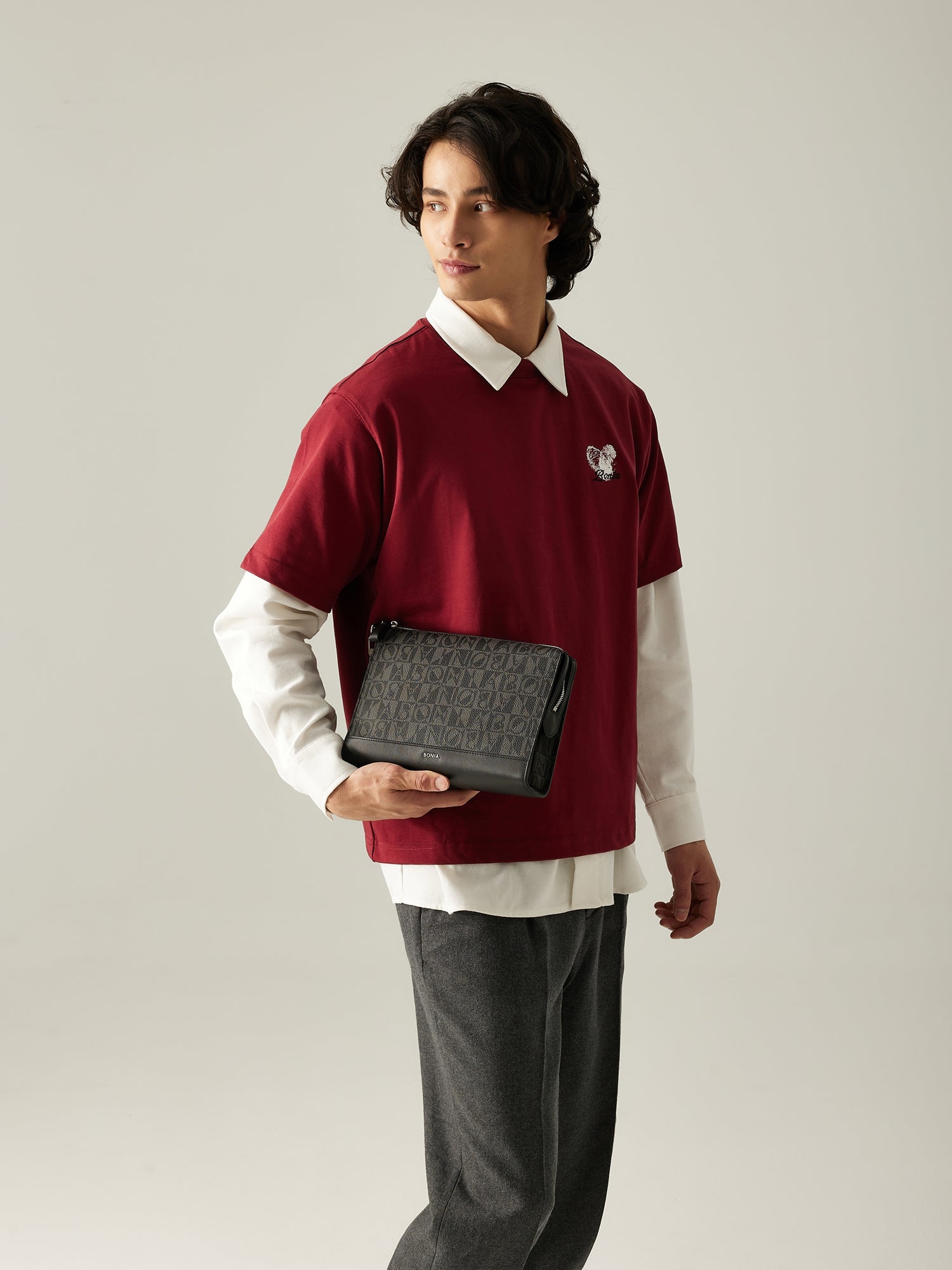 Dario Small Monogram Clutch - BONIA