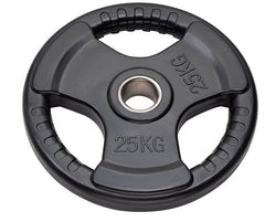 Disco Olimpico Gommato Tri-Grip 25 kg foro - 50 mm- COD. DGGD25 Linea Diamond Fitness