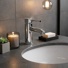 Trisen - Verdura Basin Mixer - Chrome (No Waste)