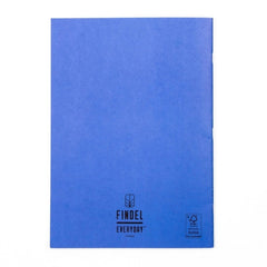 Everyday 9" X 7" Exercise Book 80 Page, 5Mm Squared, Blue - Pack Of 100 - ABC School Supplies