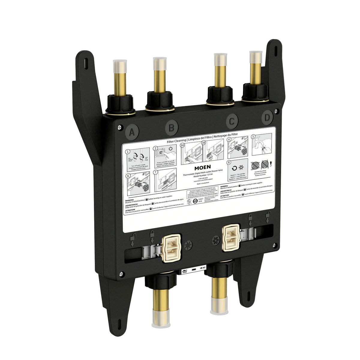 S3104 - Smart Shower 4-Outlet Shower Valve
