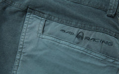 Blocked Corduroy Shorts Sea Blue