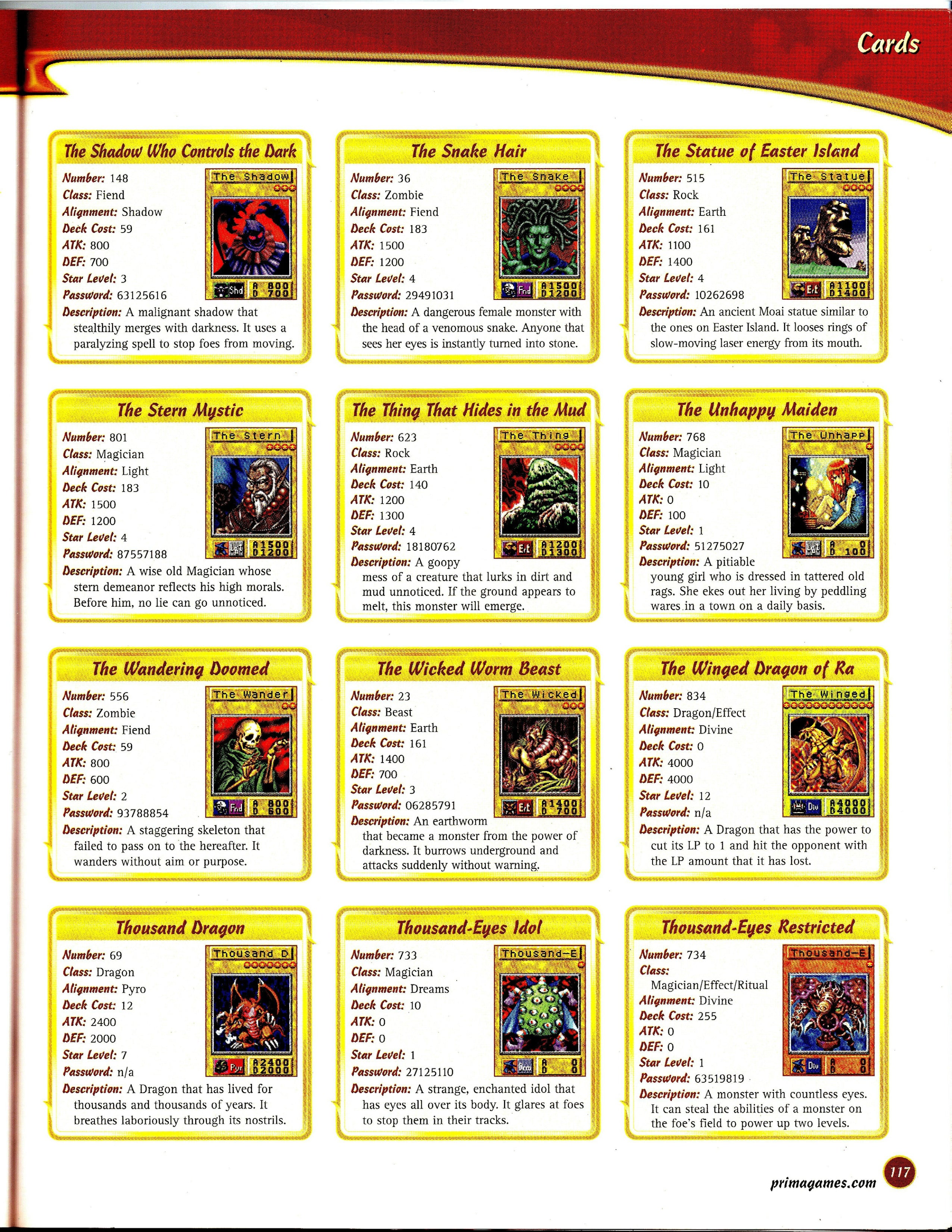 FREE 2003 Yu-Gi-Oh The Sacred Cards