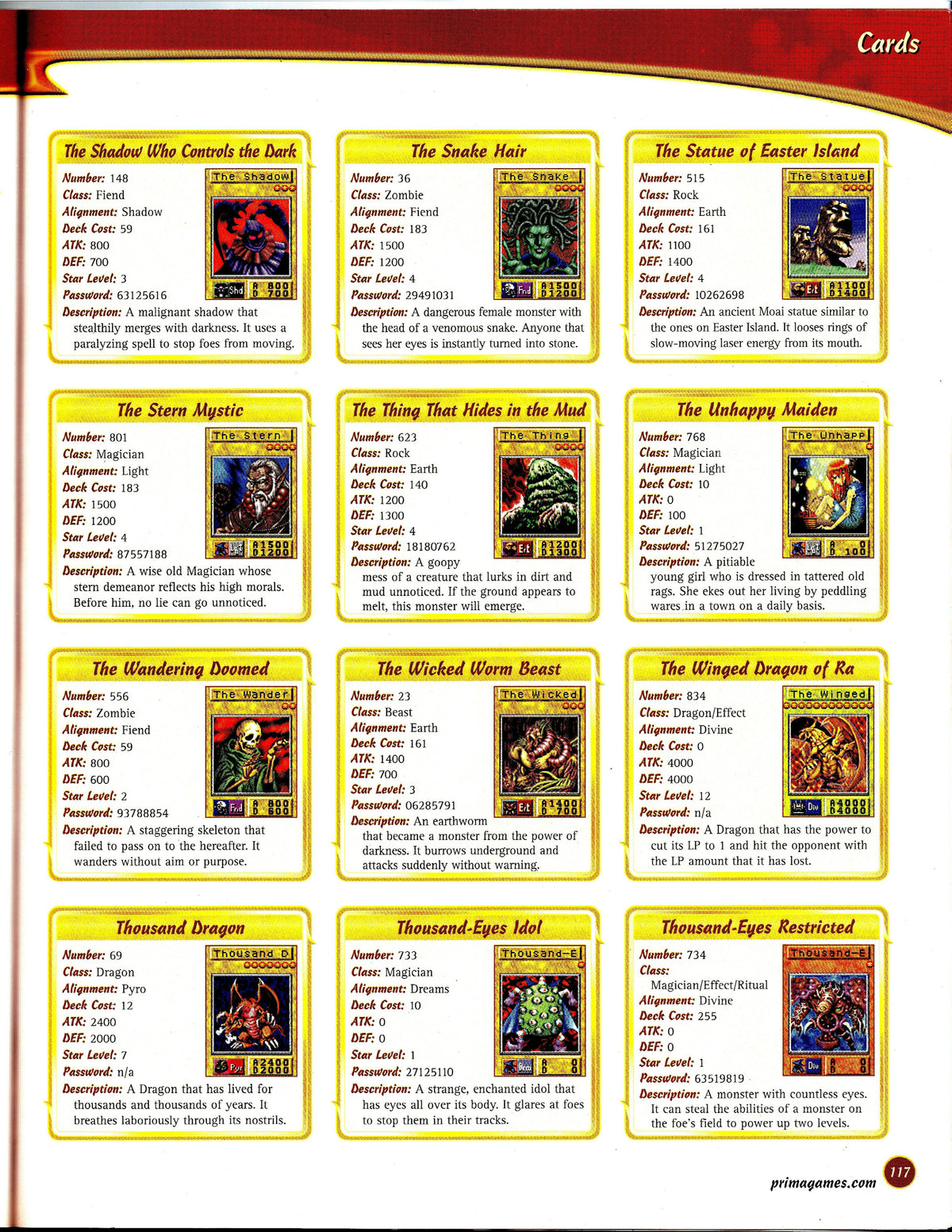 FREE 2003 Yu-Gi-Oh The Sacred Cards
