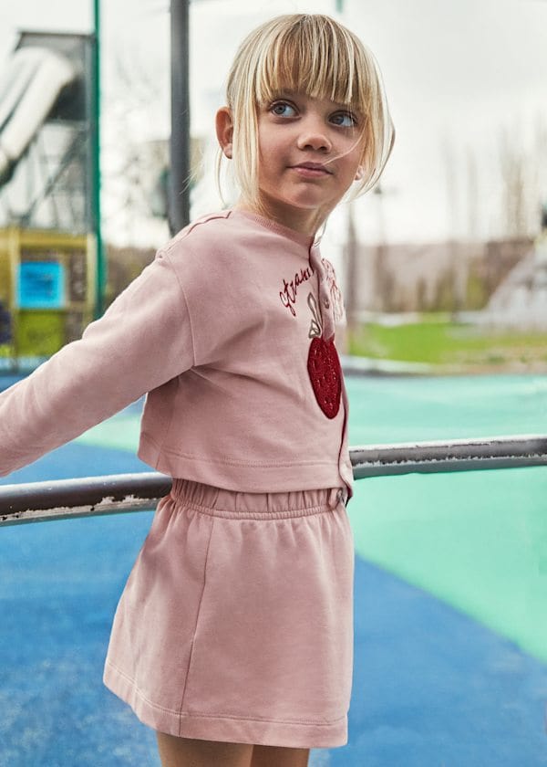 Mayoral Usa Inc 2 Piece Sweatshirt Dress Set with Embroidery - Little Miss Muffin Children & Home