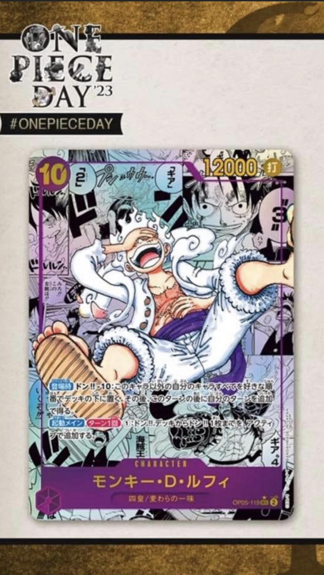 OP-05 manga card! : r/OnePieceTCG