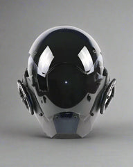 High-Tech Cyberpunk Helmet - cyberpunk - Futuristic High-Tech Cyberpunk Helmet with Balaclava - Main view