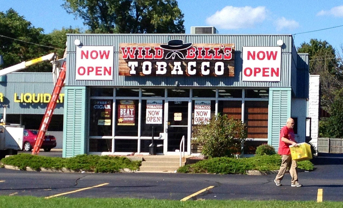 Wild Bill's Tobacco has opened in Kalamazoo, with others planned for the  region