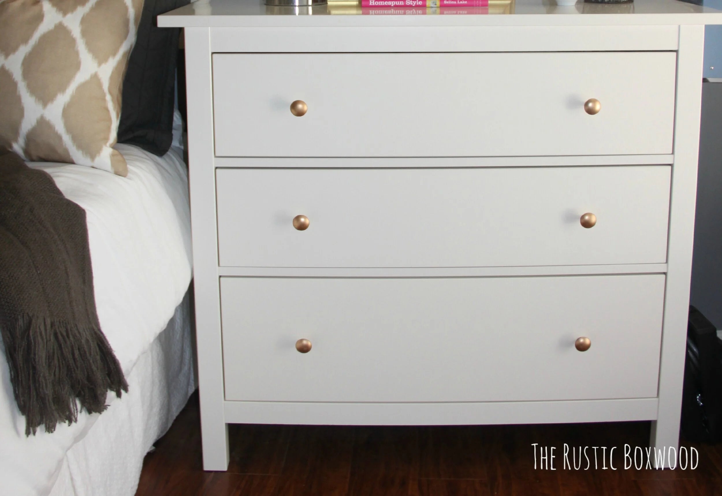 Adding a Touch of Glam to Our Dresser — The Rustic Boxwood