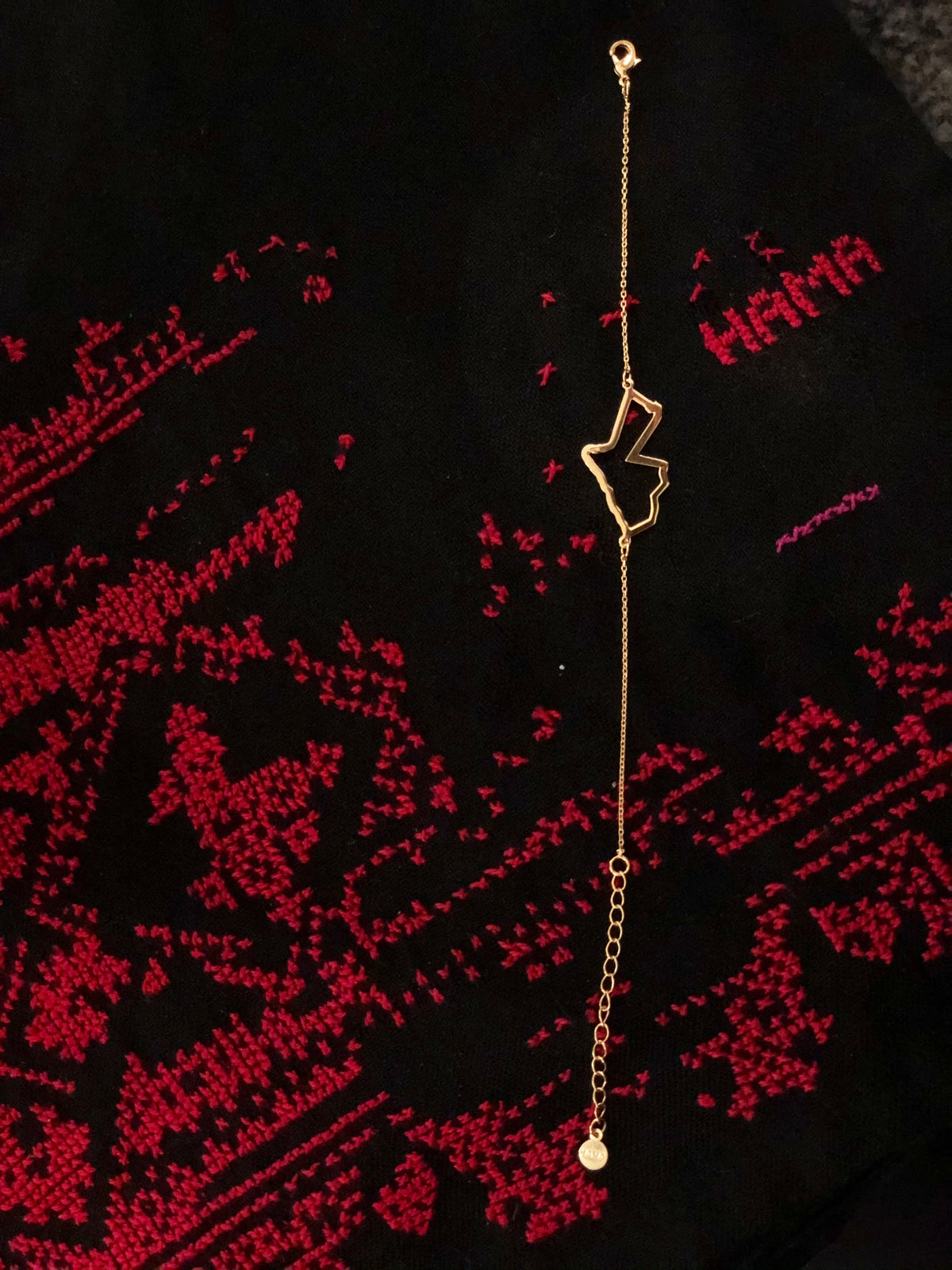 Jordan Map Bracelet - H A M A