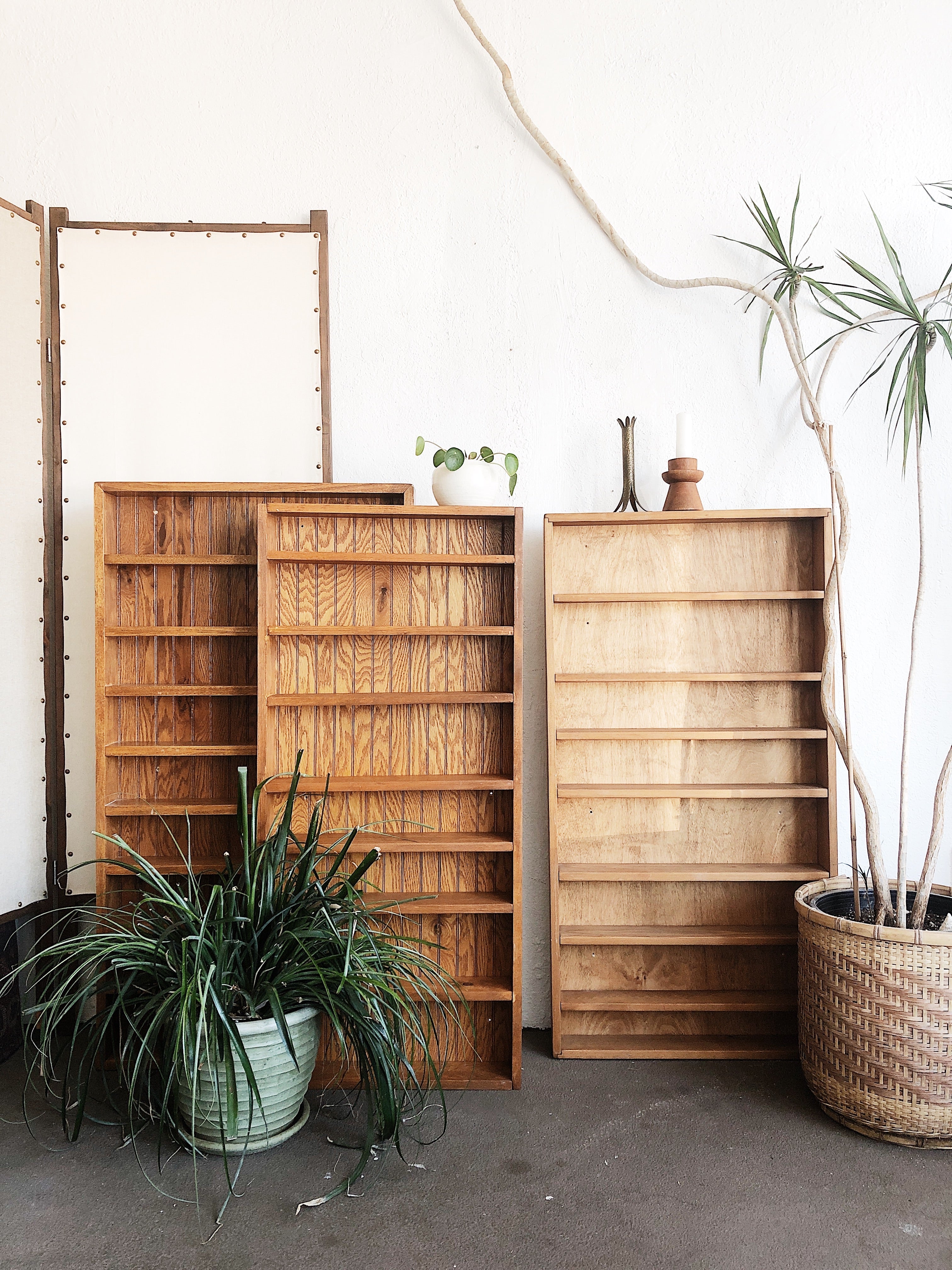 Vintage Oversized Apothecary Shelf