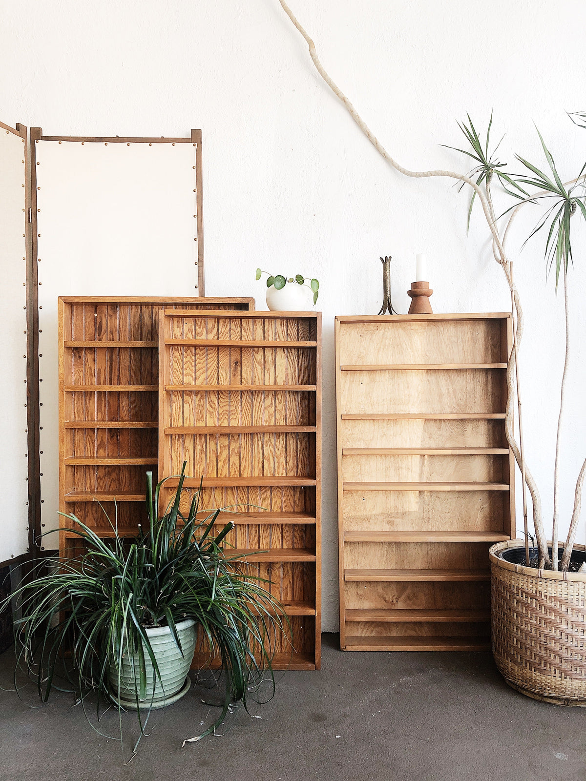 Vintage Oversized Apothecary Shelf