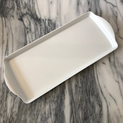 Almond Cake Tray, White