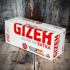 Gizeh | Silver Tip Extra Cigarette Tubes | 250 Pack