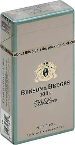 Benson & Hedges 100's Deluxe Menthol Cigarettes