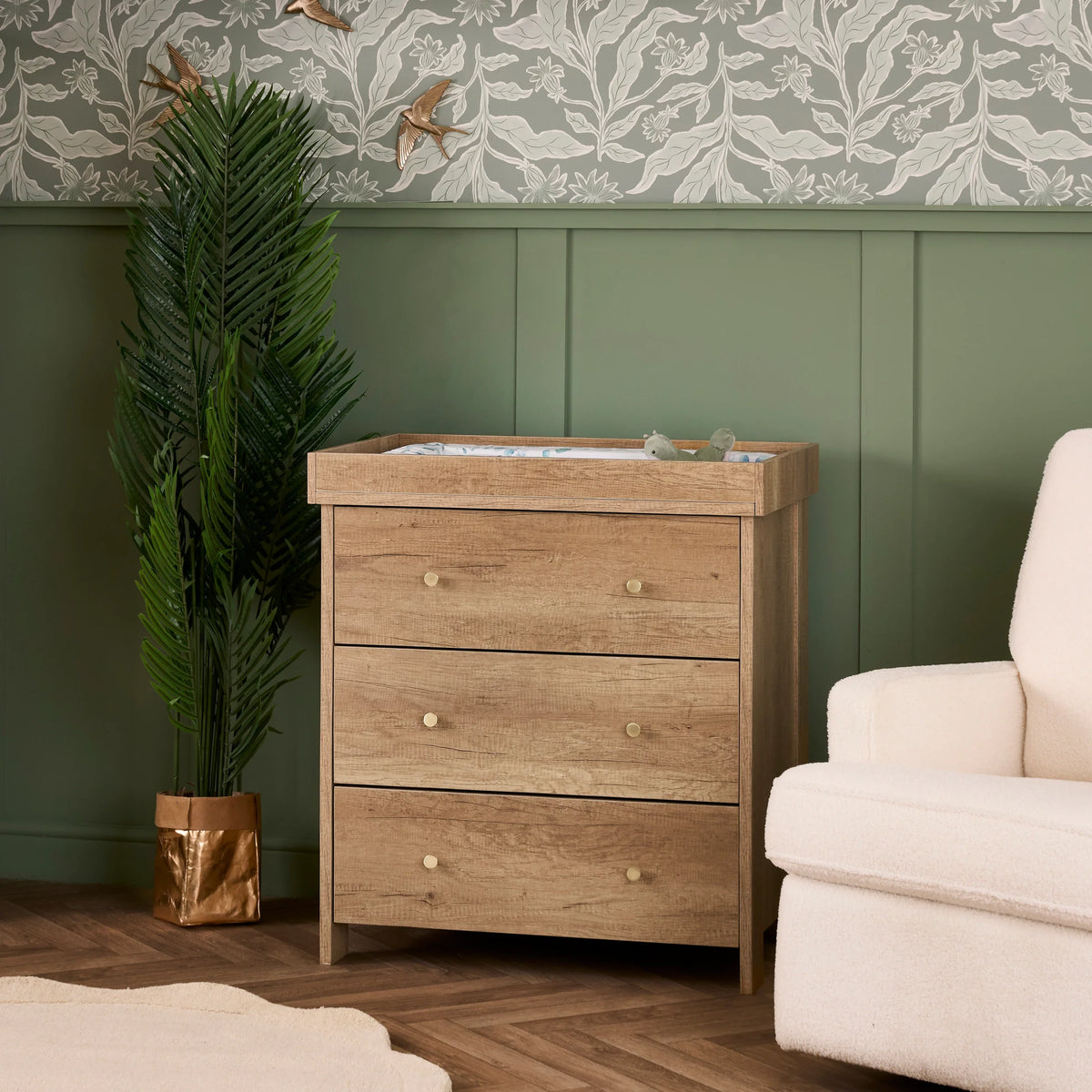 Nika Changing Unit - Oak