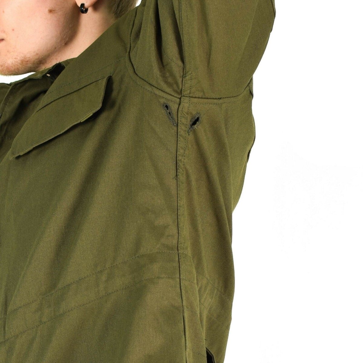 Original vintage Czech army field jacket M85 military Olive green military NEW - GoMilitar